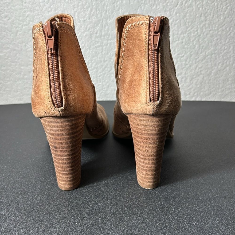 Report Brown Open Toe Bootie Size 9.5 - image 4